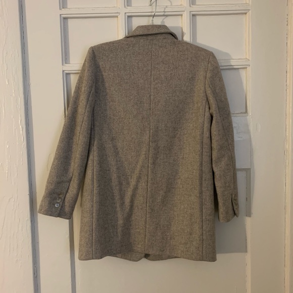 The Reset R Label Oatmeal Wool Blend Button Front Blazer Jacket, sz XS - Picture 4 of 5